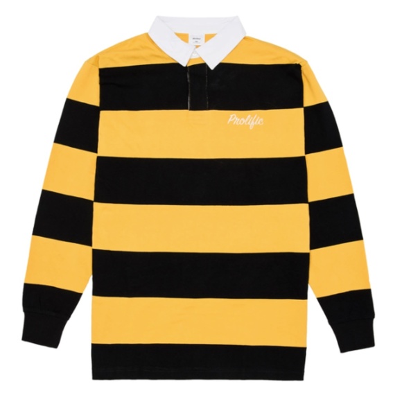 prolific Other - Prolific Rugby Jersey - Yellow/Black